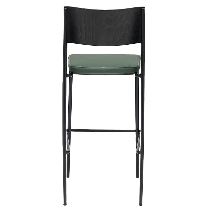 leather seat bar chair