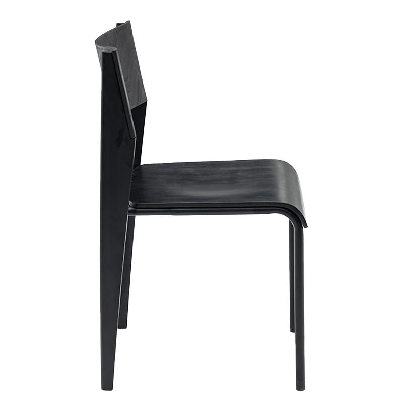 Plywood Black Chair